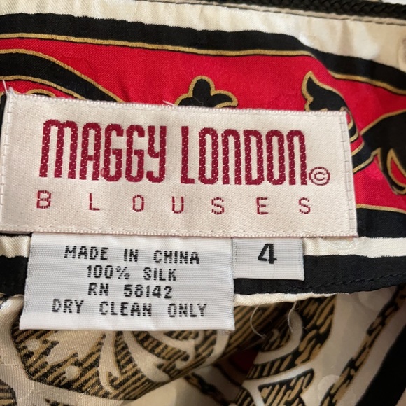 Maggy London 100% silk dress vintage - Picture 7 of 7